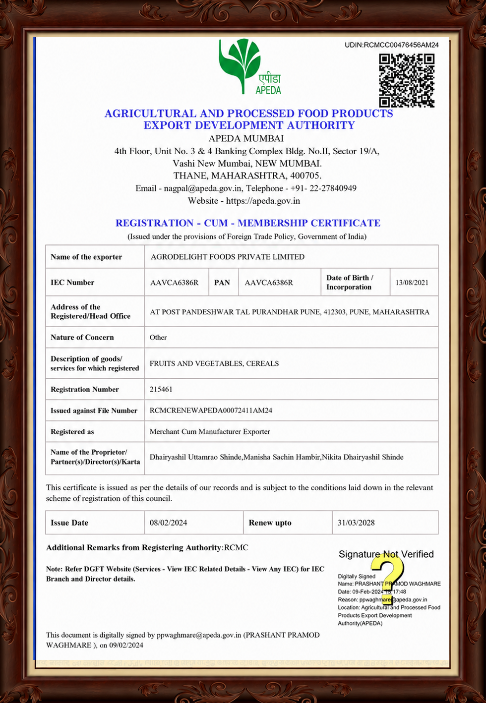 Registration-cum Membership
